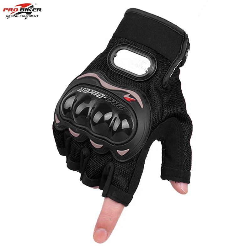 Fingerless Motorcycle Gloves Protective Moto Riding Motorbike Male Glove Motocross Motor Biker Mtb Bike Tactical Atv Dh Gloves