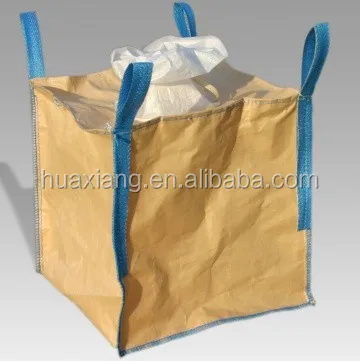 1 Ton Construction Bulk Bag Reusable PP Fibc Jumbo Bag Breathable Sand Ton Fibc Bag