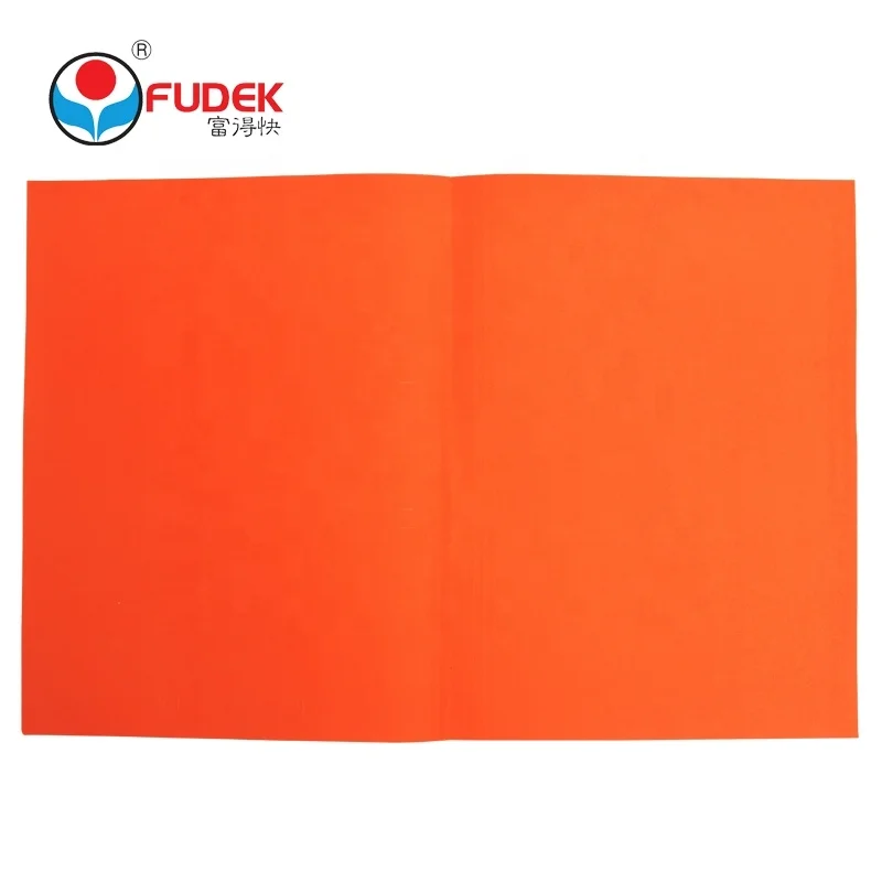 Fudek eco-friendly manila paper a4 fc colorful simple design presentation paper file folder