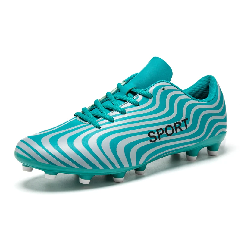 Topsion New Product 2019 Unisex Pu Upper Wholesale Men No Brand Tf Football Soccer Shoes