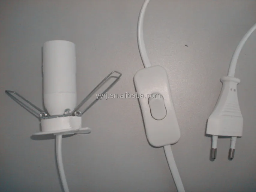 
salt lamp power cord with e14 lamp holder/salt lamp power cord/himalayan salt lamp power cord 