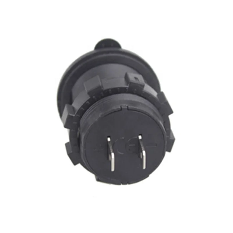 Waterproof 12v to 24v dual panel mounting usb sockets with indicator