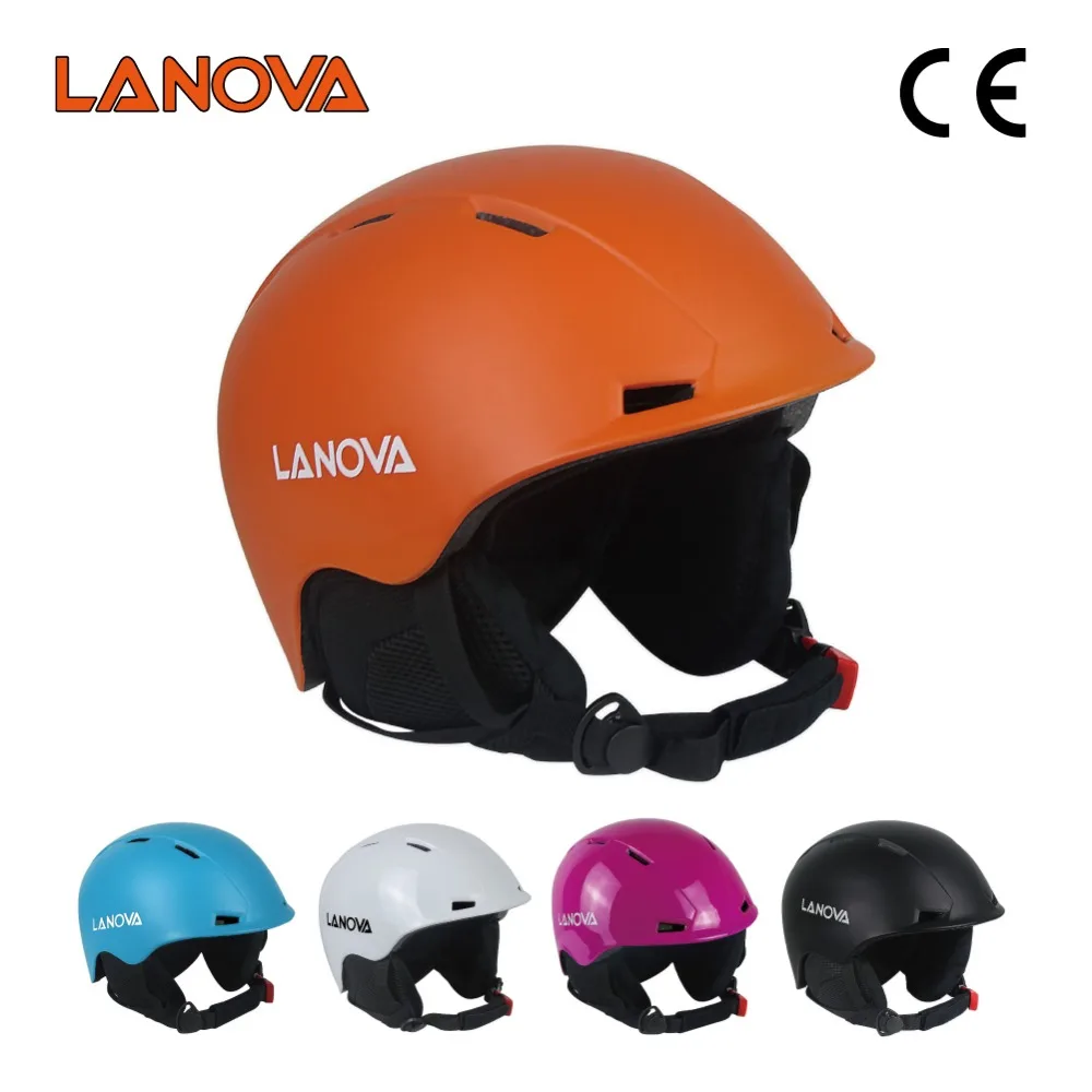 
Customized PC+EPS Adults And Kids In-mold Snowboard Helmet Skiing Helmet 