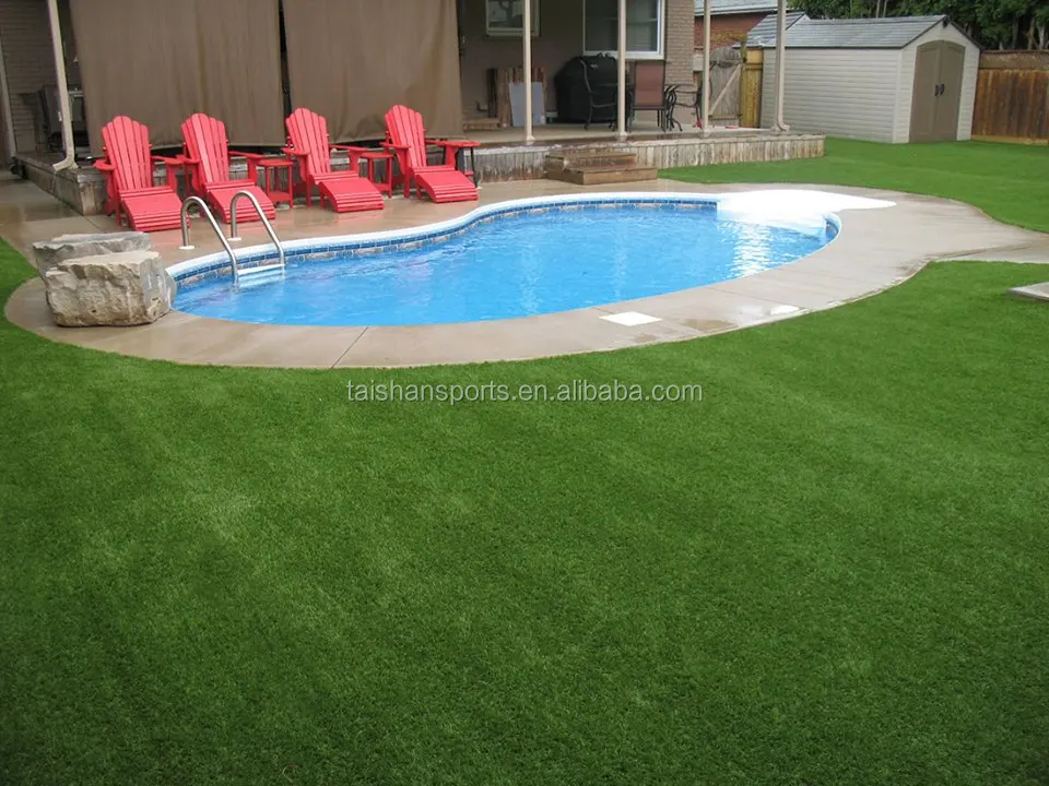 
Swimming pool flooring for landscaping grass carpet 
