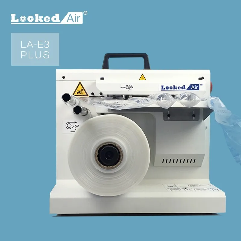 Factory supply pillow bubble bag buffer machine 28 meters per minute metal air cushion bag filler inflator machine