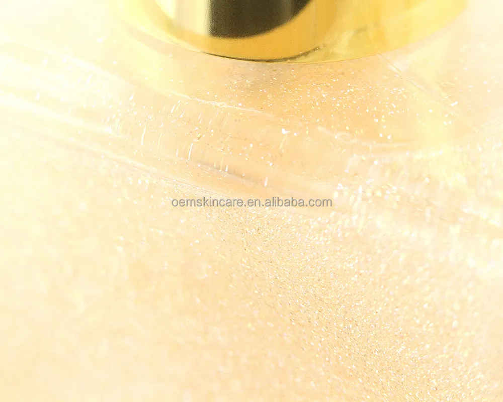 Wholesale OEM Argan 24k Gold Shimmering and Shine Body Oil