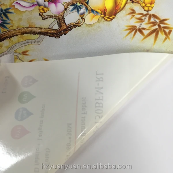 Водонепроницаемый Съемный самоклеящийся Печатный 100% полиэстер чистый настенный художественный холст