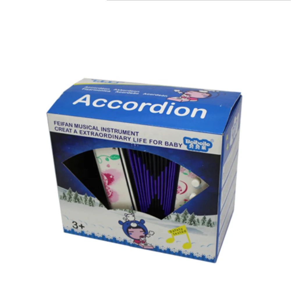 Новый стиль, 7 клавиш, 2 баса, цветные детские музыкальные инструменты, игрушки, аккордеон, оптовая продажа