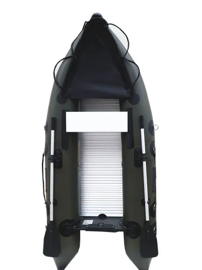 Thickened  2.75M PVC Material Foldable Inflatable Fishing Boat  Rowing Boat With Aluminum Floor for Riverand Lake CE certified