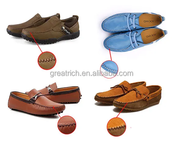 GR - 781 / 3 Double needle moccasin pattern making shoe sewing machine