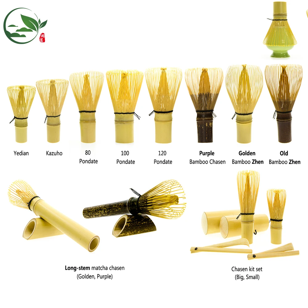 Japanese Chasen for making matcha green tea, Japanese Matcha Whisk Chasen Set, Japanese tea ceremony Bamboo tea whisk chasen