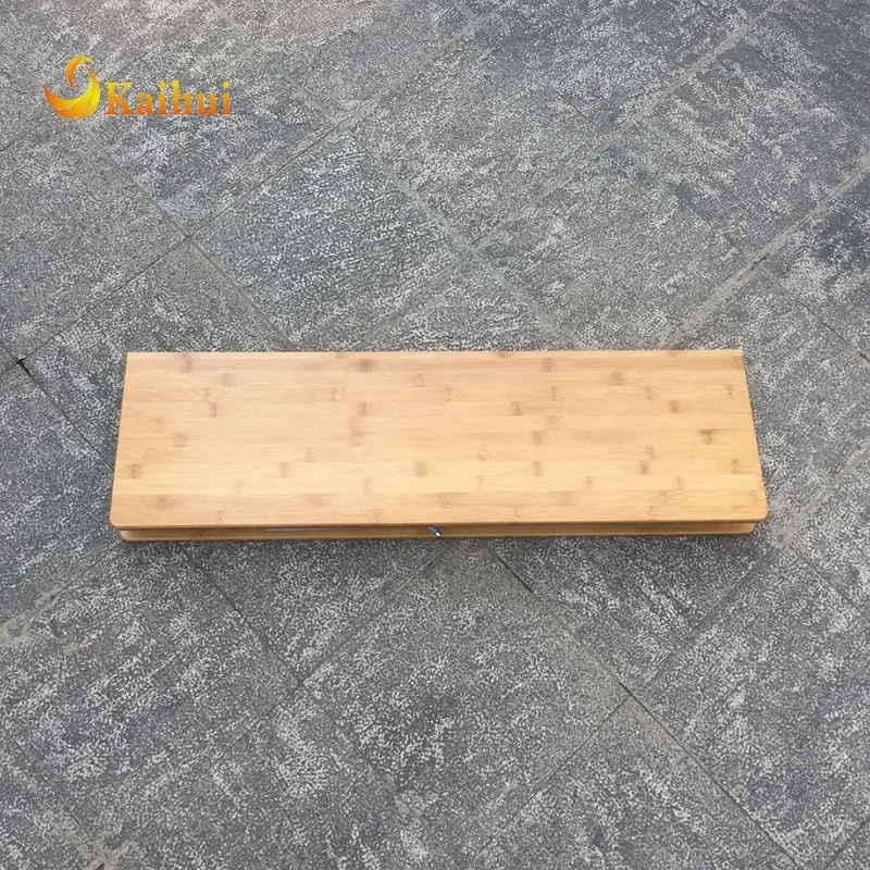 Сверхмощный складной и Портативный Бамбуковый стол с быстрой открытием закрытием немецкий дизайн