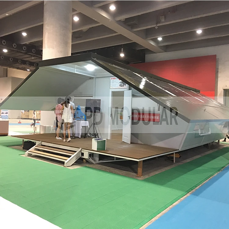 Steel structure prefab mobile shipping container house for student apartment