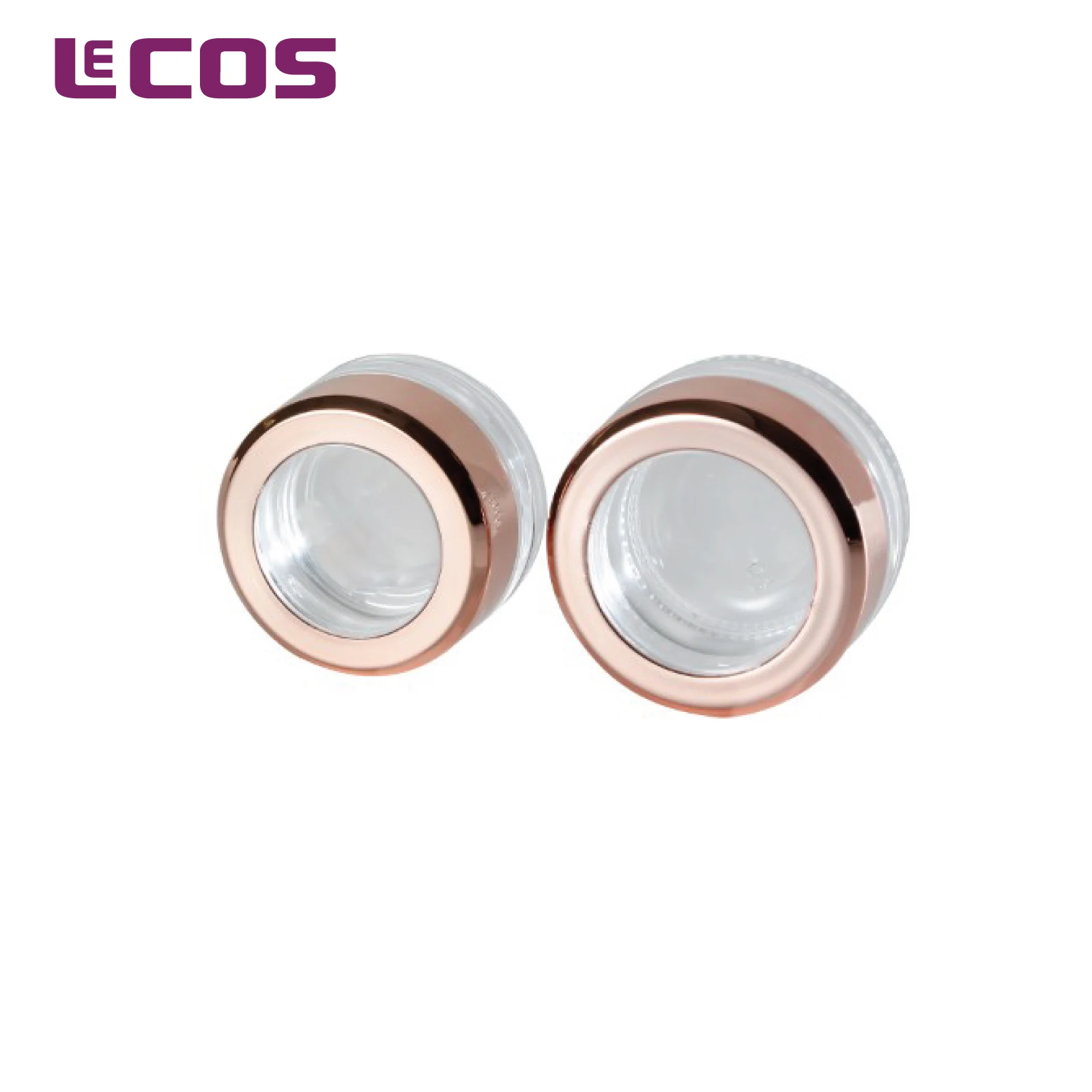 10g Glass Jar With Window Cap For Cream eyeshadow