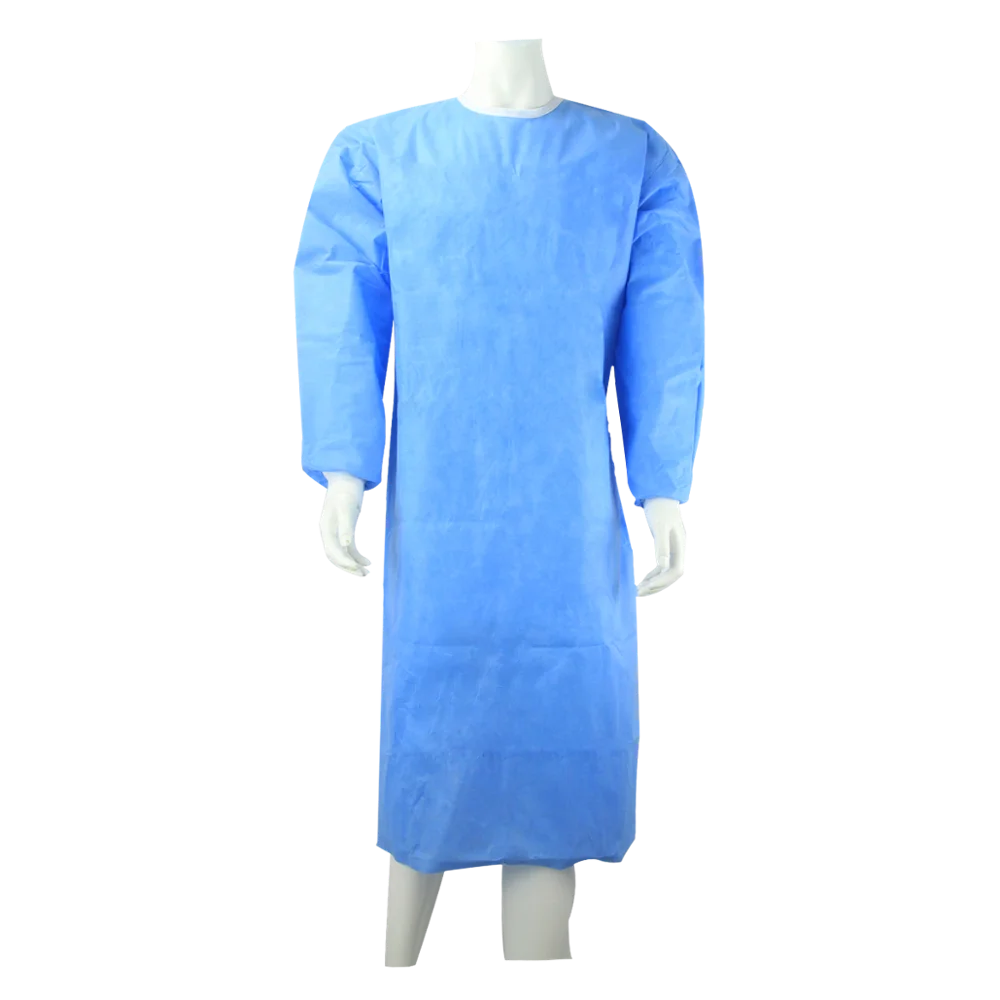 
Cheap pp nonwoven medical supplies surgical disposable hospital gown 