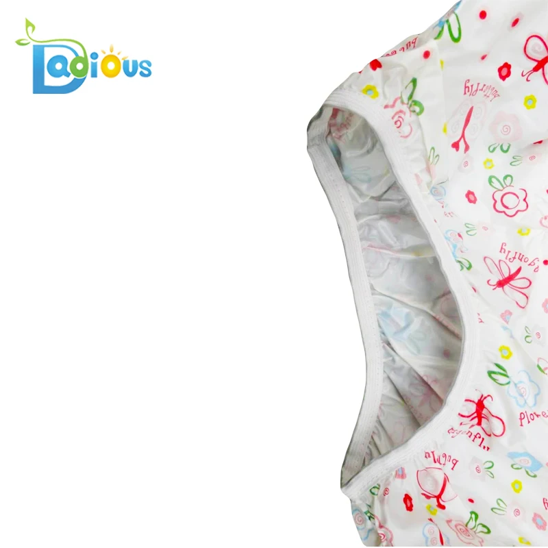 High Quality ABDL Adult Pvc Dion Pattern Plastic Pants  For Cloth Diaper