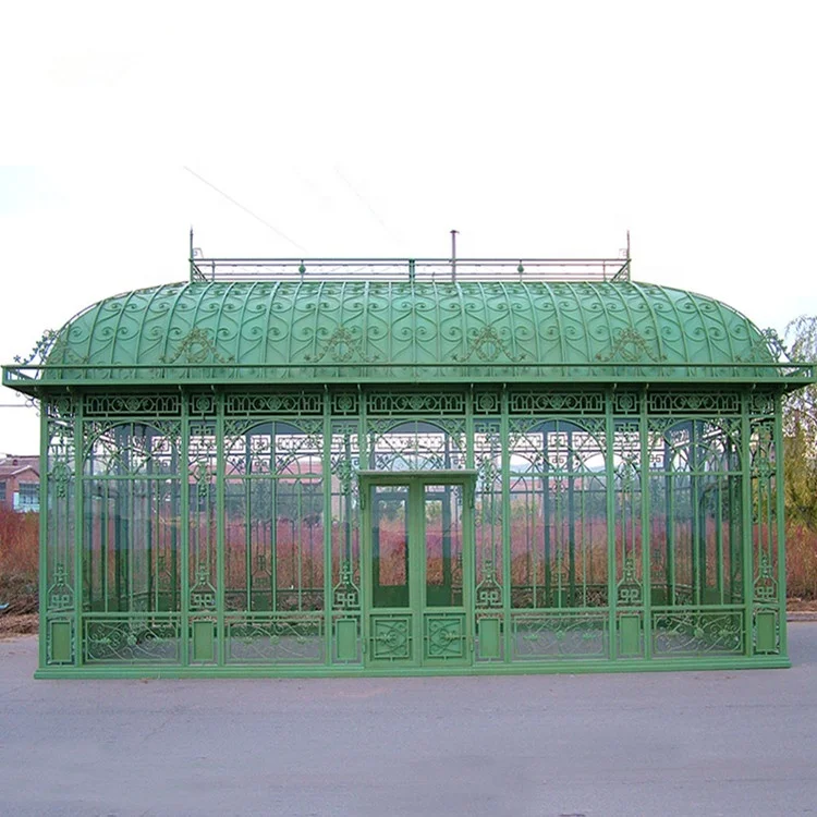 Home Vintage Garden Venlo Metal Orangery Greenhouse
