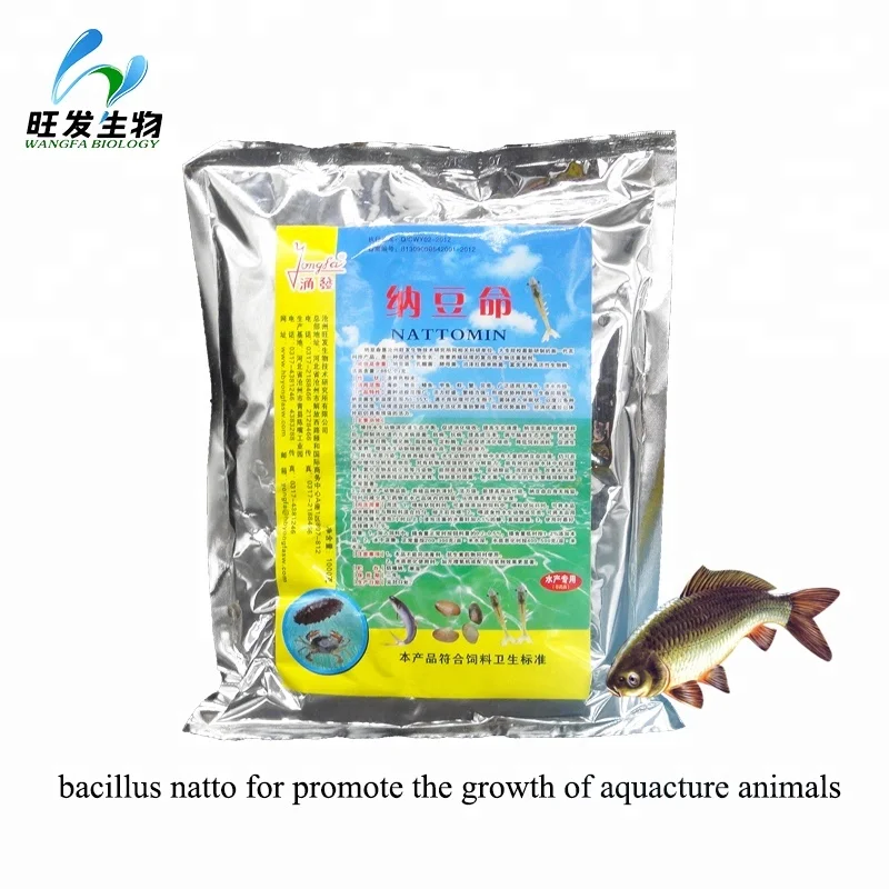 Nattomin (Probiotics to promote the growth of fresh and marine aquacture animals ) feed additive