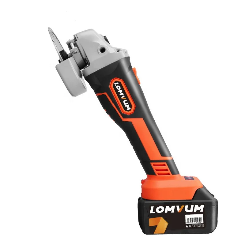 Lomvum Brushless Motor 18V  Lithium Battery 125mm Electric Angle Grinder