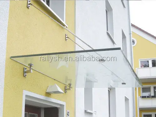 
outerdoor glass canopy/awnings fittings 