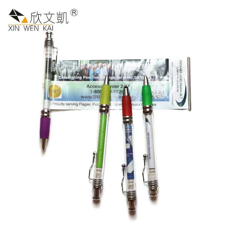 
Promotional Custom Printed Advertising Cheap Plastic Flag Banner Pen 