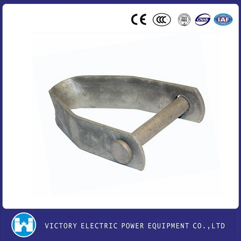 Factory Price Electric Insulator Clevis Pole Line Fittings Galvanized secondary swinging clevis