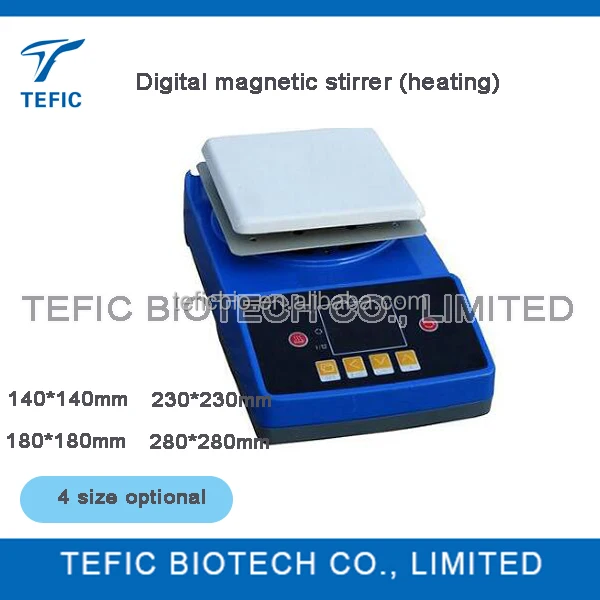 magnetic stirrer and hotplate for laboratory use, hot plate with magnetic stirrer function