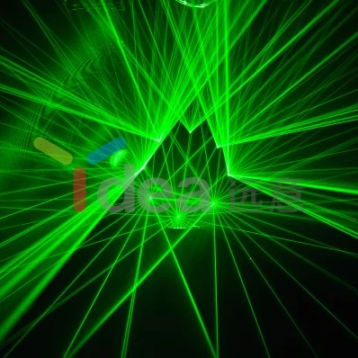 10W Single Green laser light projector for 3D Animation Laser Light Show