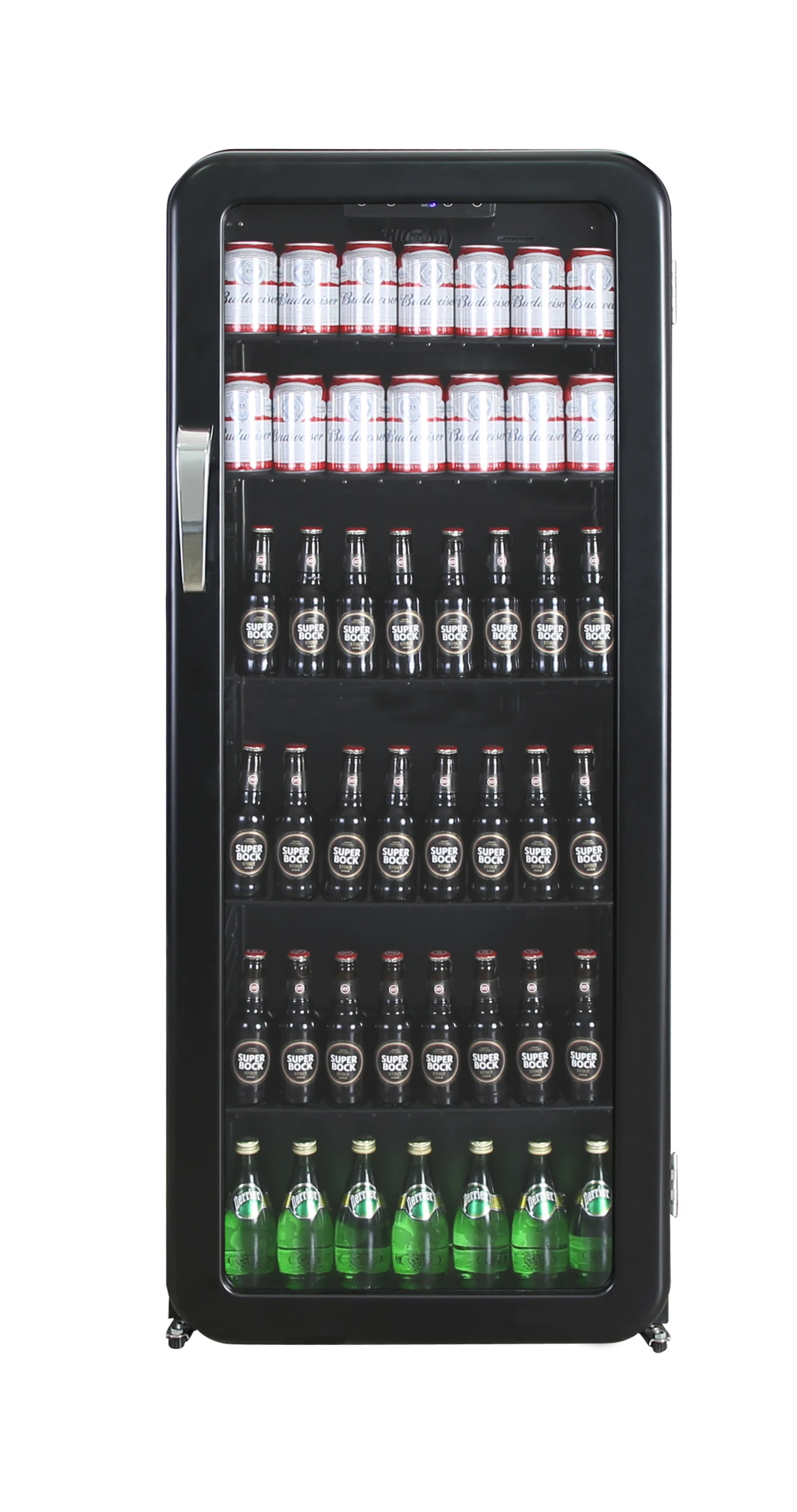 Вертикальный холодильник для хранения красного вина, коммерческая стеклянная дверь, холодильник для напитков, домашний холодильник