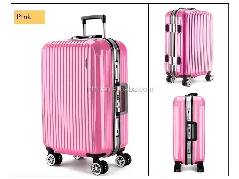 Высококачественный роскошный чемодан на колесиках из АБС-пластика с алюминиевой рамой для путешествий