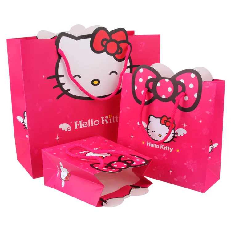 China Made Cute Cartoon Baby Birthday Gift Package Bag Wedding Candy Paper Tote Bag