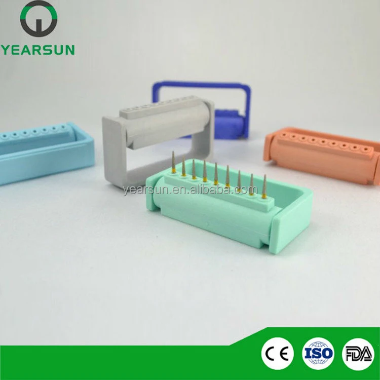 Plastic dental bur holder/stand/block available to 135 degree disinfection