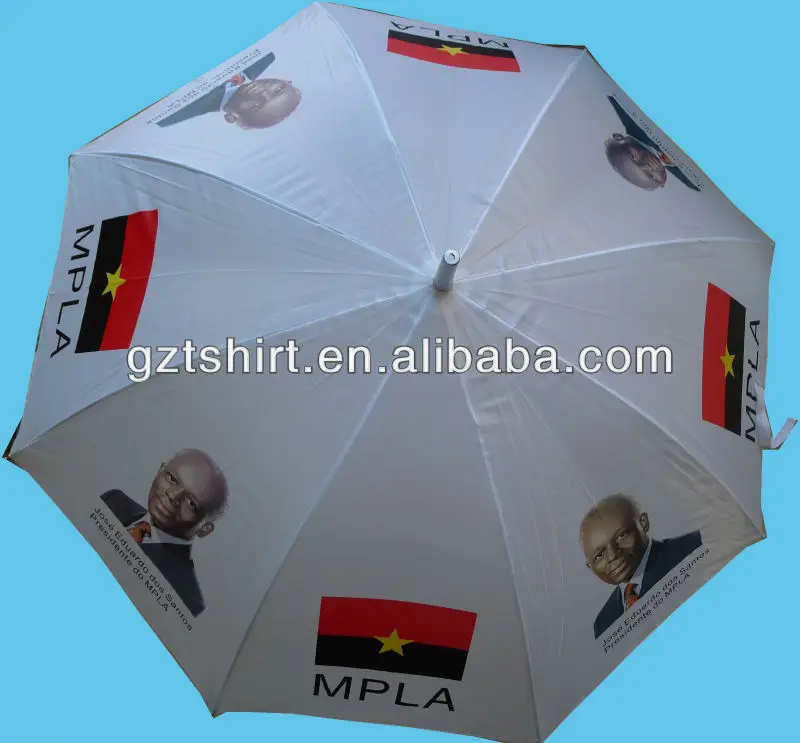 Custom print umbrella with printing logo for election campaign
