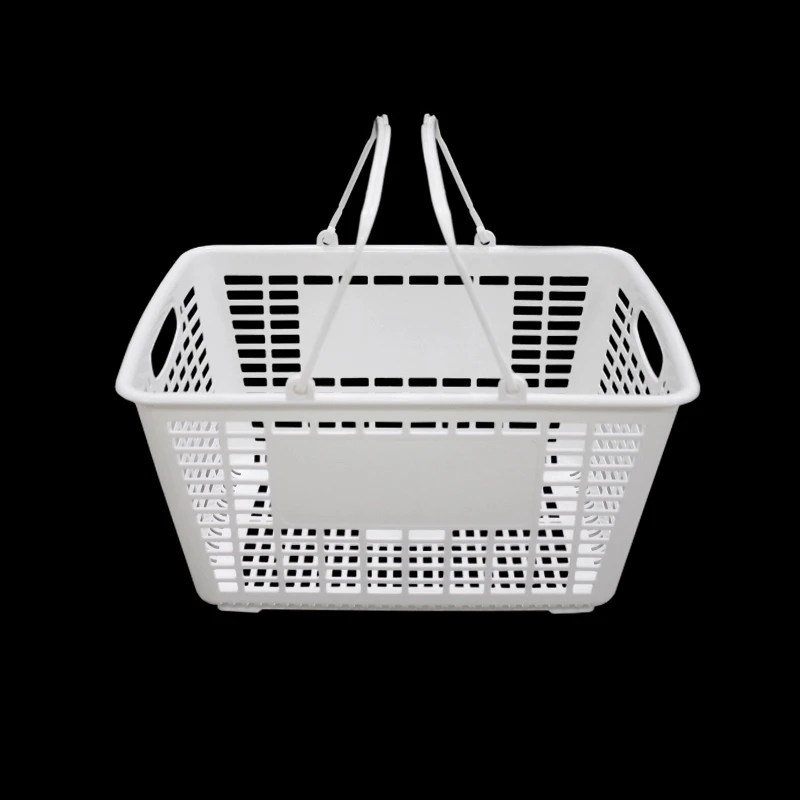 
Foldable Collapsible Plastic Shopping Basket With Wheels 