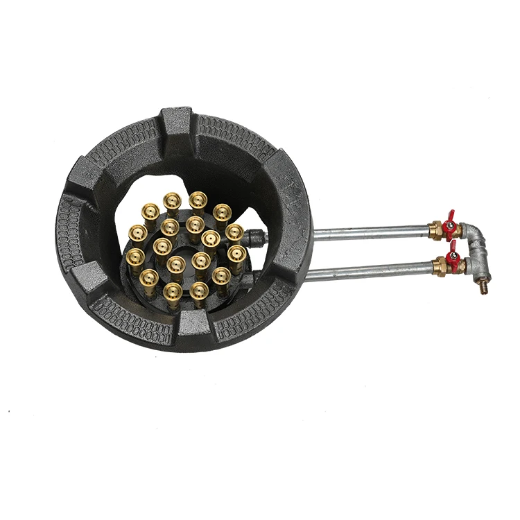 Бесплатный образец, латунная форсунка из чугуна высокого давления, газовая горелка для печки 18