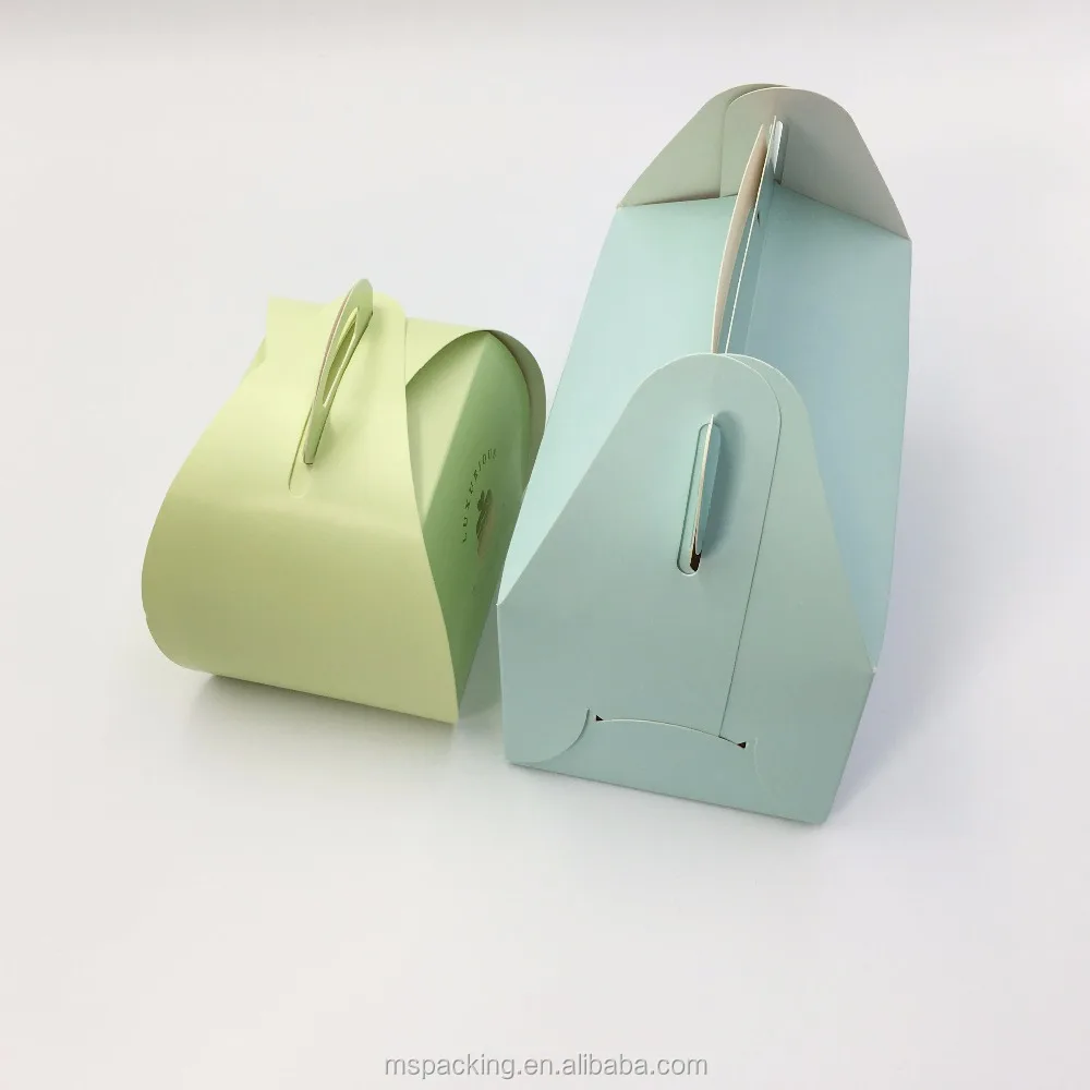 Hot Sale Custom Logo Mini Take Away Cheese Cake Packing Box