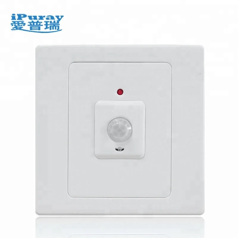 Smart EU Standard 220V PIR Motion Sensor Delay off Light Switch