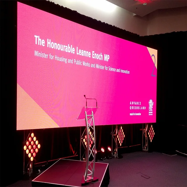 
Indoor hd p2.9 curved led video wall screen for concert stage backdrops/background 