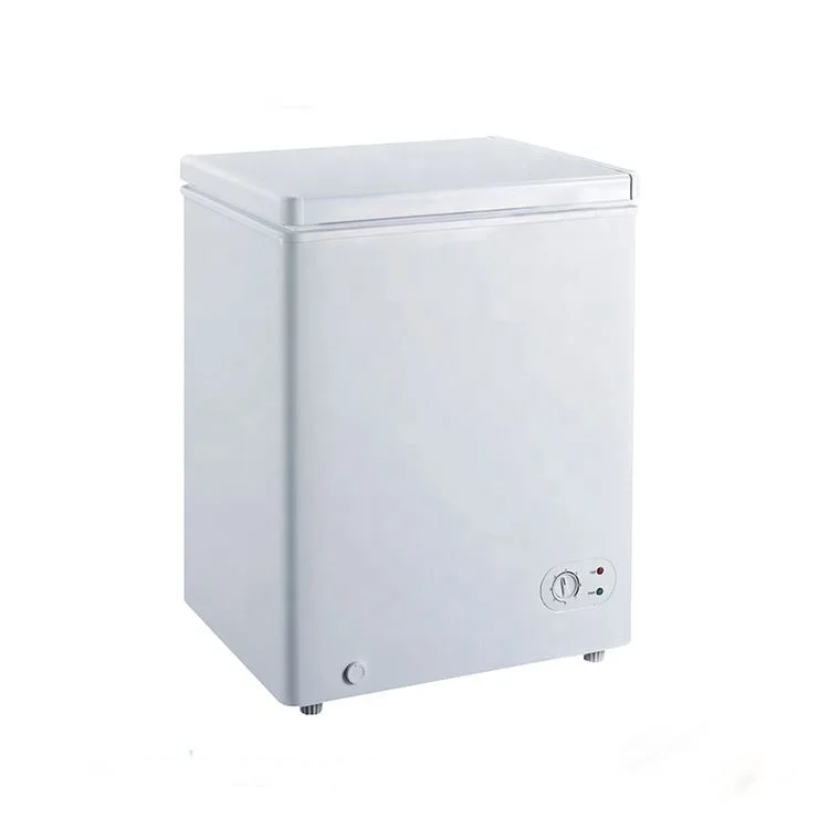 155L механический внутренний светодиодный фонарь глубокий нагрудный мини-морозильник