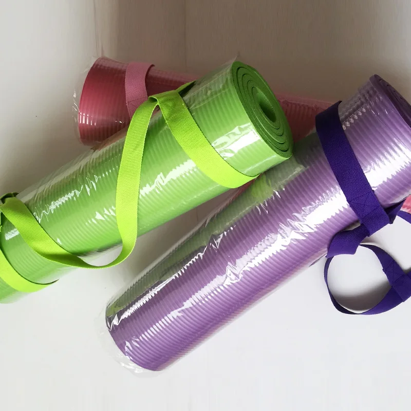 
Best Selling Gym Home Yoga Exercise Adjustable Cotton Yoga Mat Carrying Strap 