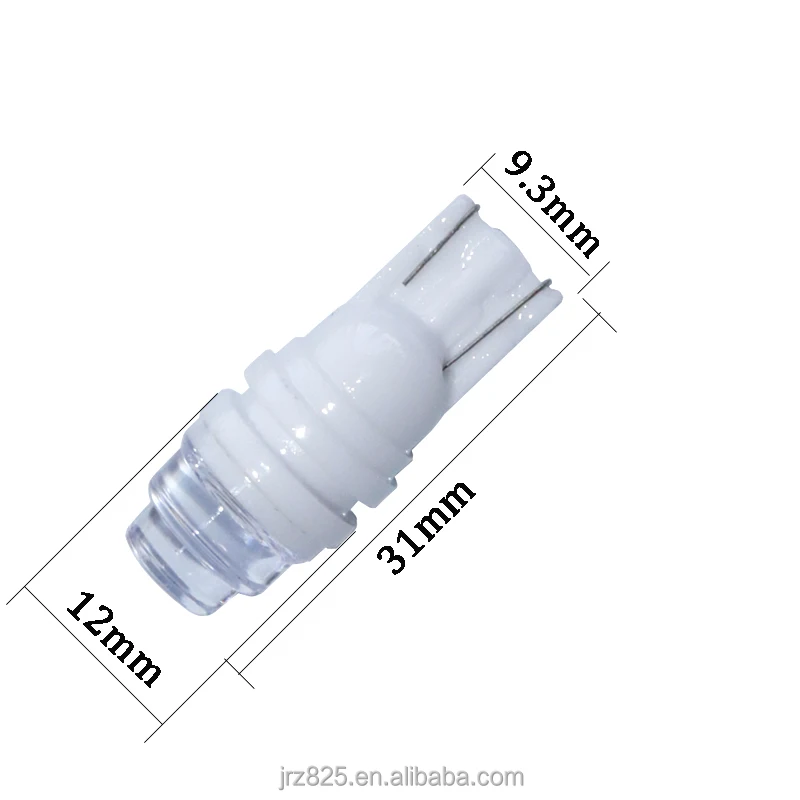 T10 ceramic W5W led cake lens 3 MD 2835 Side Marker Bulbs Auto Car Bulb Reading Lights Whtie Red Blue Yellow Ice blue