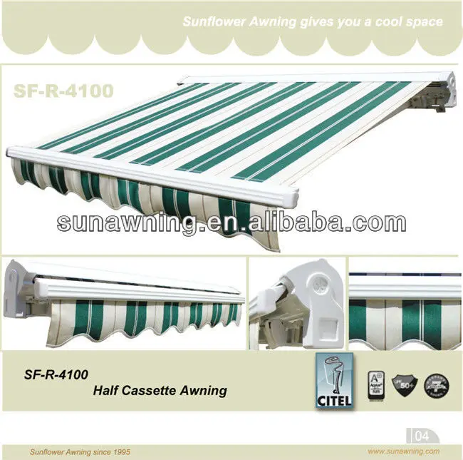 Retractable Window Awnings French Door Canopy