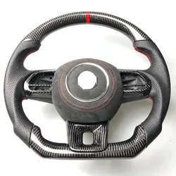 AUTO  CUSTOMIZED STEERING WHEEL FOR NEW MorrisGarages 6 Modified MG6 MGZ CARBON  FIBER STEERING WHEEL