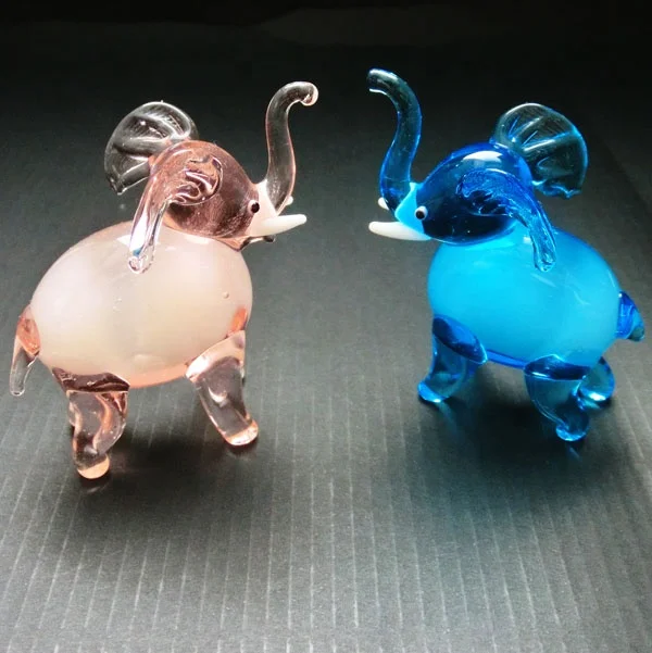 Art glass animal gifts murano glass elephant figurine