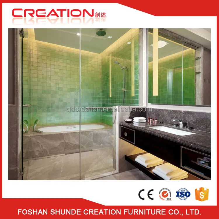 Waterproof Plywood Customized style wholesale commercial bathroom vanities