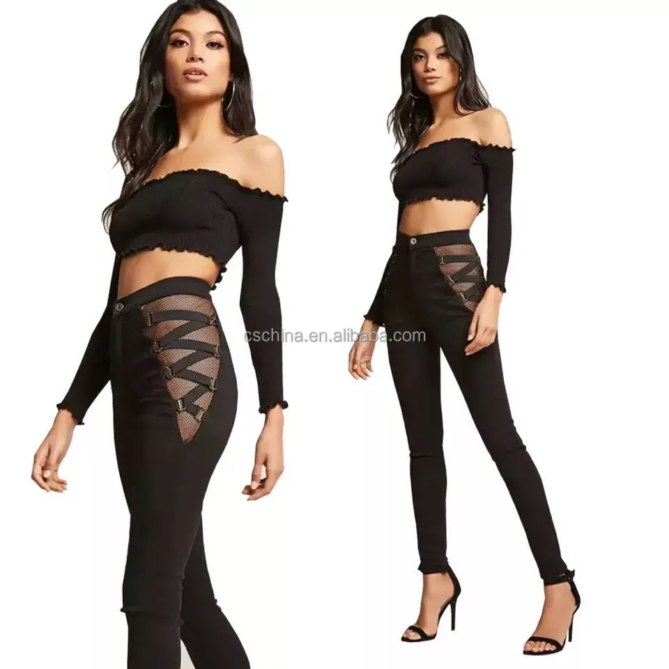 Классические джинсовые рваные джинсы, Slim Fit узкие джинсы женские