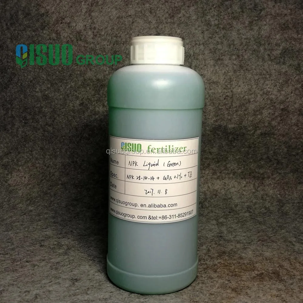 
Liquid in suspension form liquid fertilizer NPK 10.10.10 in 1 liter bottles 