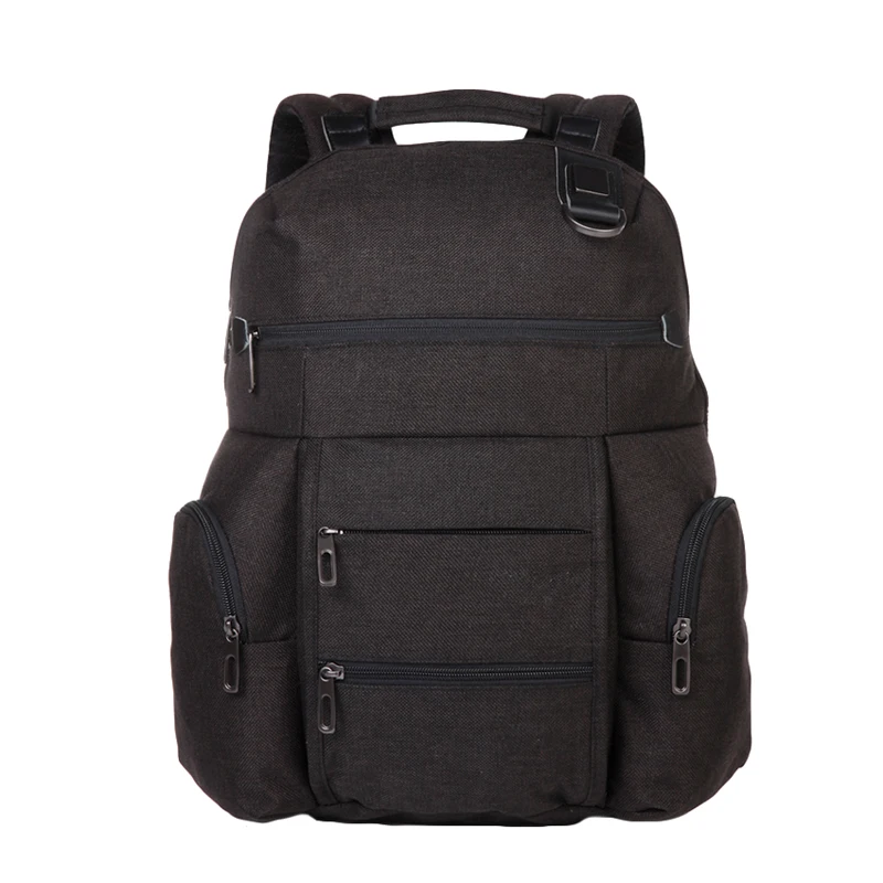 Cationic Plain Laptop Bag Brown Leisure Bag with OEM ODM Service