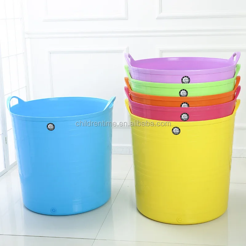 New design high quality plastic baby bathtub with seat, bath barrel, bath bucket for swimming