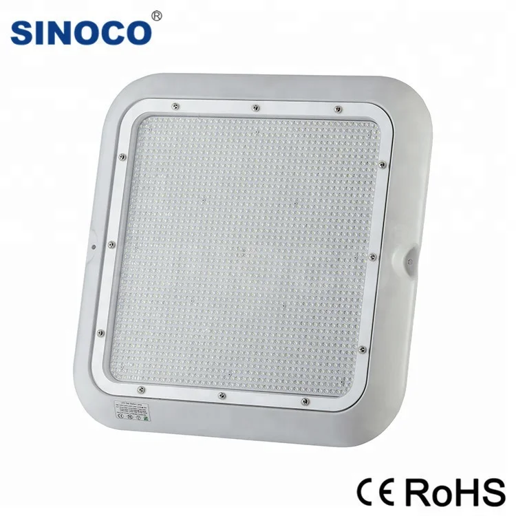 IP65 60W/90W/120W LED Canopy Light Gas Station High Bay Lights 5-Year Warranty Aluminum Body 5000K CCT Warehouse CE GS Certified
